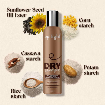 Epitight Dry Shampoo 200ml Pack of 2